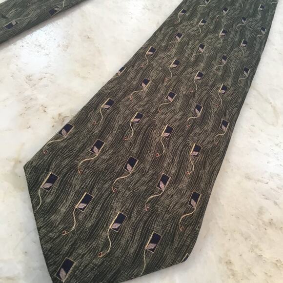 GRAHAM & LOCKWOOD SILK TIE - Picture 4 of 9